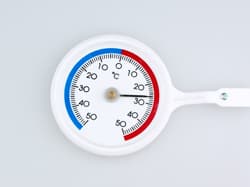 Illustration zum Wetterbegriff Bimetallthermometer