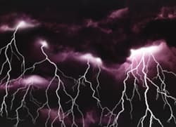 Illustration zum Wetterbegriff Blitz