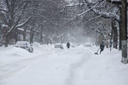 Illustration zum Wetterbegriff Blizzard