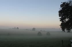 Illustration zum Wetterbegriff Bodeninversion