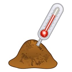 Illustration zum Wetterbegriff Bodentemperatur