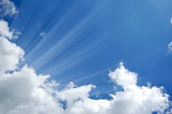 Illustration zum Wetterbegriff Divergenz