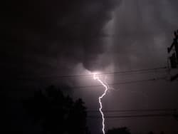 Illustration zum Wetterbegriff Donner
