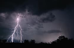 Illustration zum Wetterbegriff Gewitter