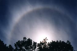 Illustration zum Wetterbegriff Halo
