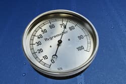 Illustration zum Wetterbegriff Hygrometer