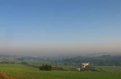 Illustration zum Wetterbegriff Inversion