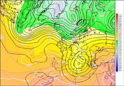 Illustration zum Wetterbegriff Isolinien
