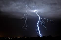 Illustration zum Wetterbegriff Kugelblitz