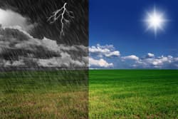Illustration zum Wetterbegriff Meteorologie