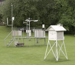 Illustration zum Wetterbegriff Meteorologische Station
