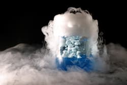 Illustration zum Wetterbegriff Sublimation