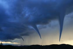Illustration zum Wetterbegriff Tornado Alley