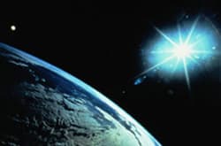 Illustration zum Wetterbegriff Wettersatellit