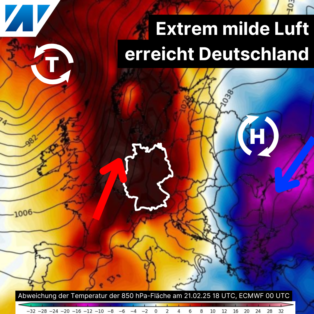 Frühlingsluft im Februar: Warum es jetzt so warm wird