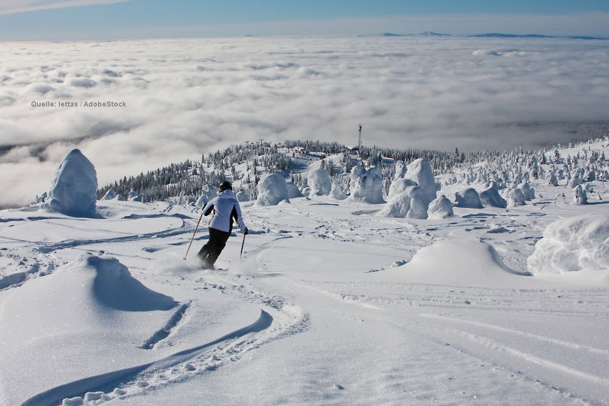 Wintermärchen in den Alpen  Nach dem Schnee viel Sonne!