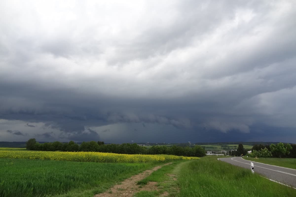 Unwetterbilanz in Süddeutschland