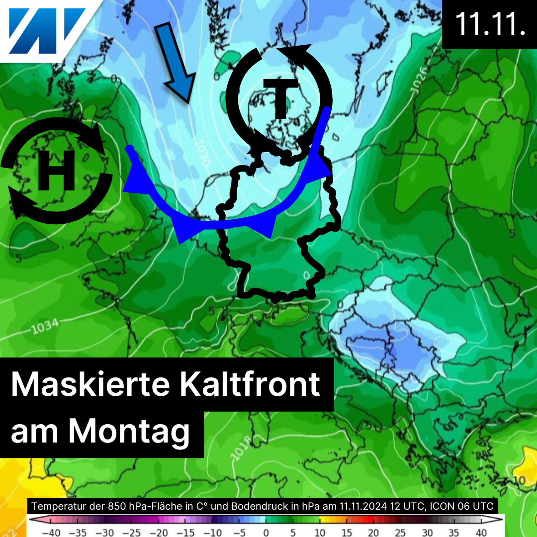 Der Kampf der Lüfte: Wie eine maskierte Kaltfront das Herbstwetter aufwirbelt