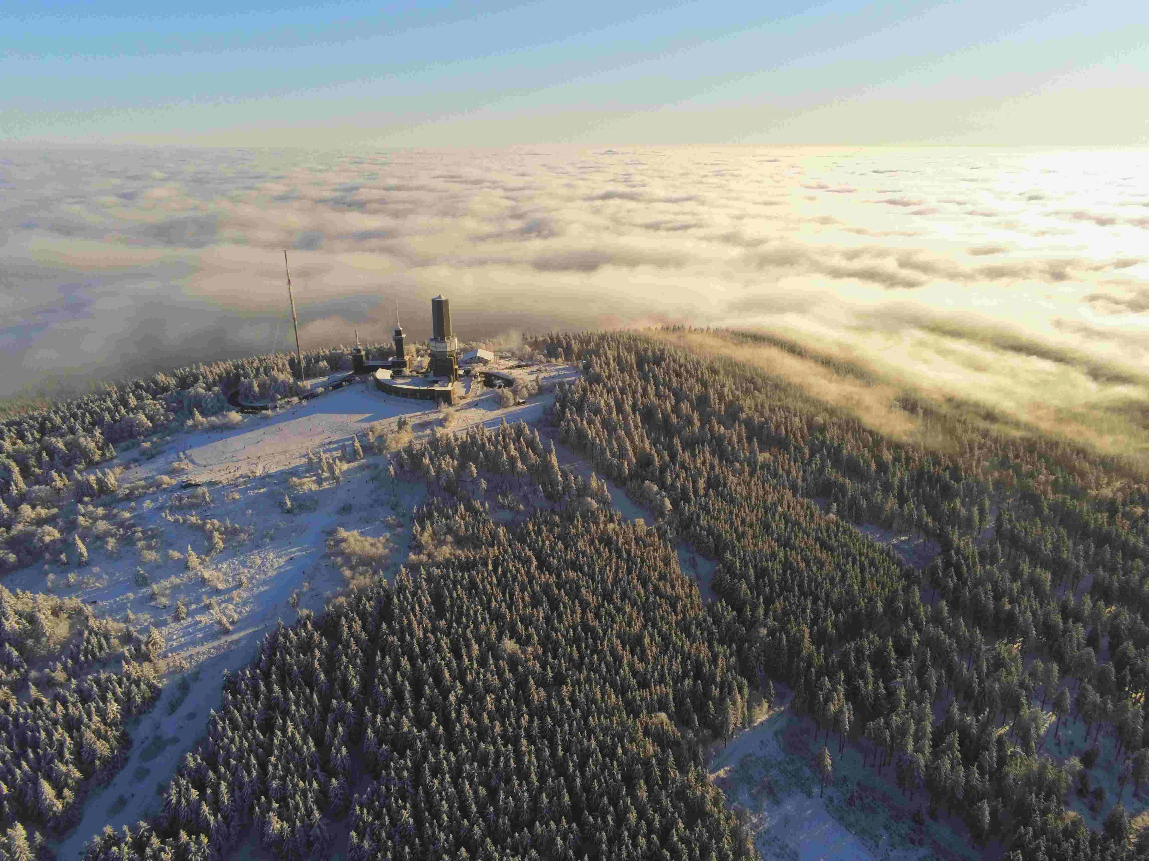 Wintertraum auf den Höhen der Mittelgebirge