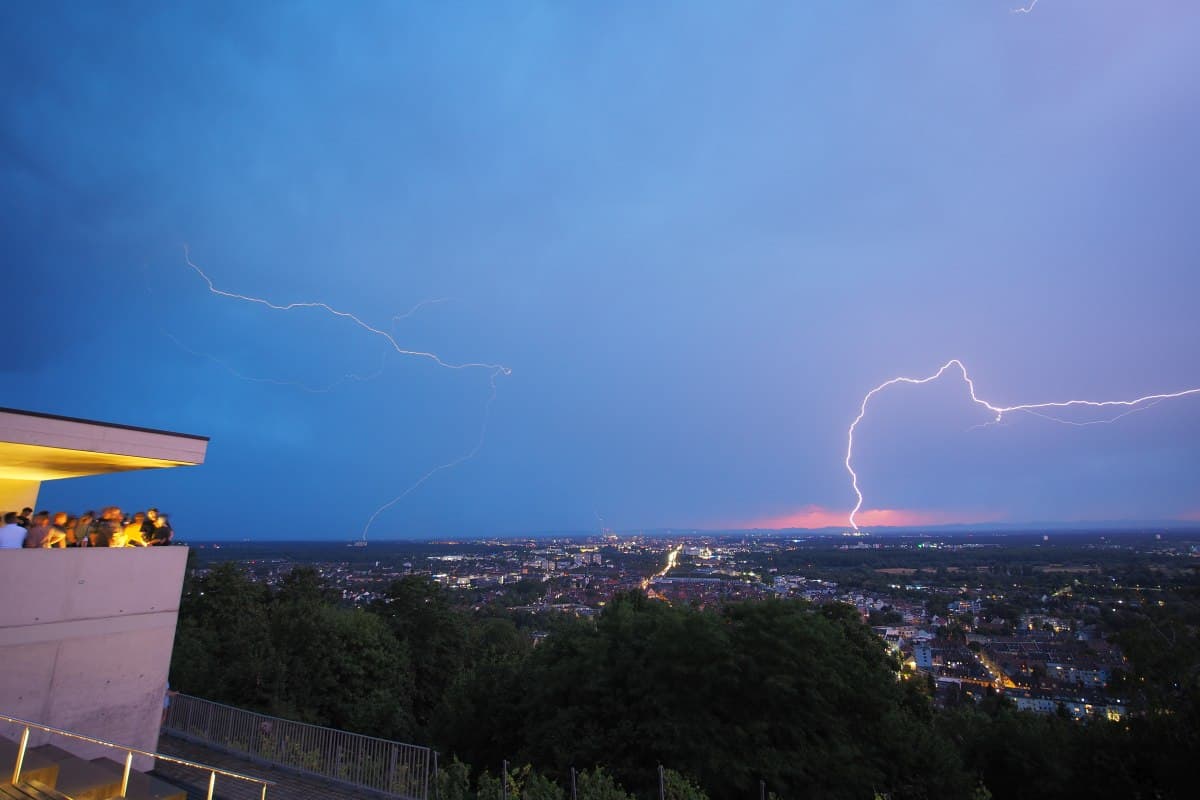 Gewitter vertreiben die Hitze
