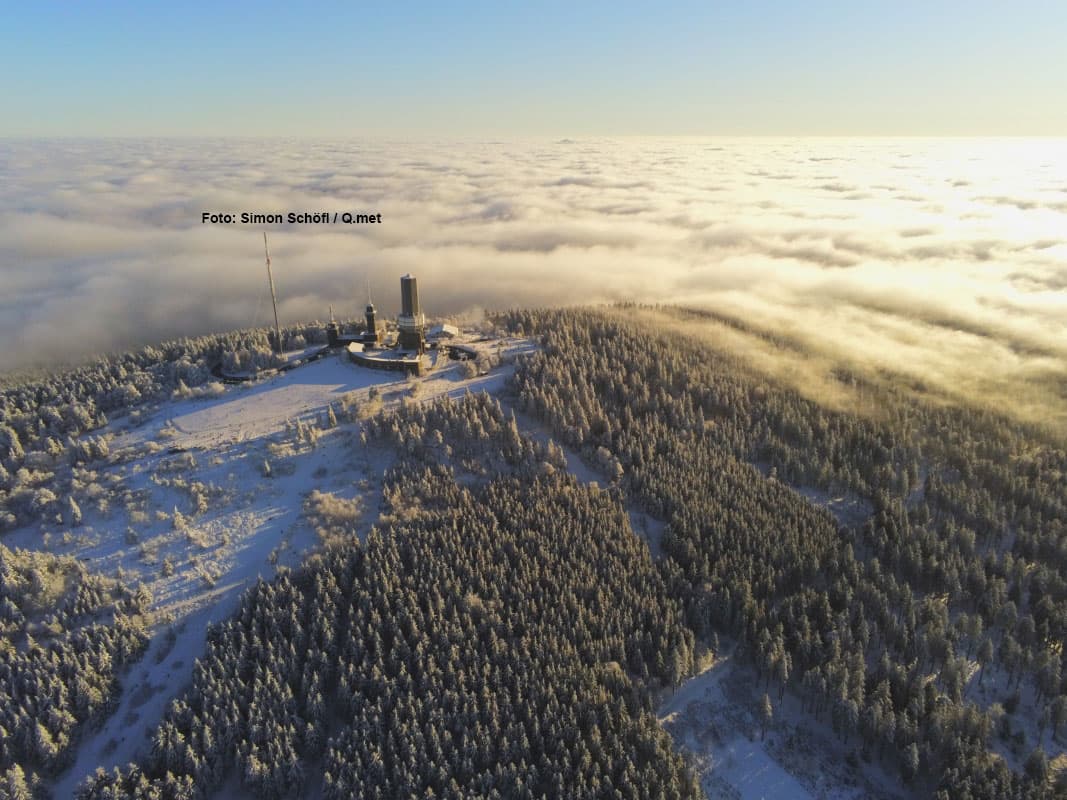 In den Mittelgebirgen zunehmend weiß