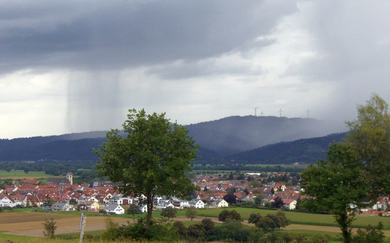 Windiges Schauerwetter