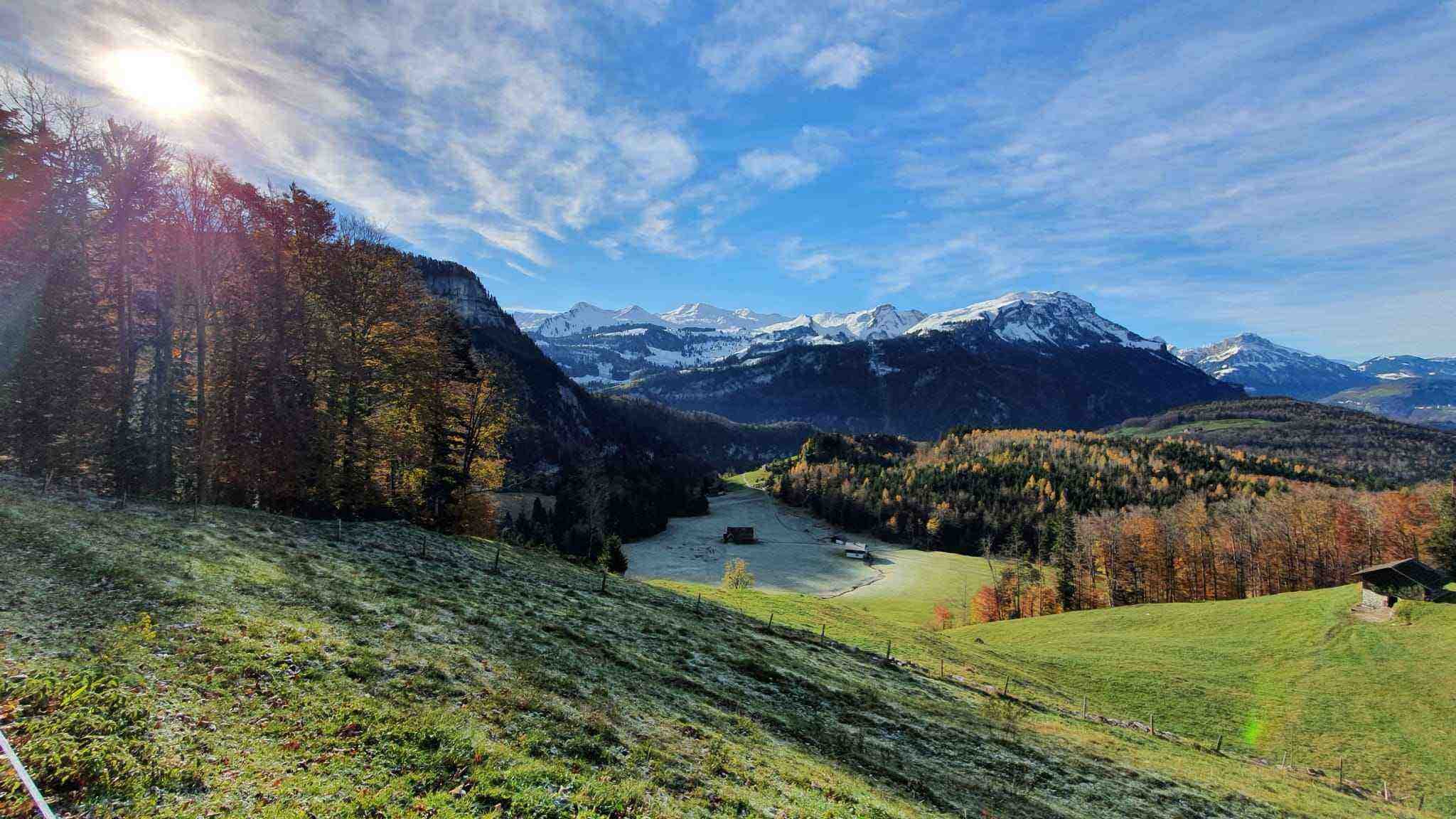 Aktuell Kaiserwetter und zwei Jahreszeiten in den Alpen!