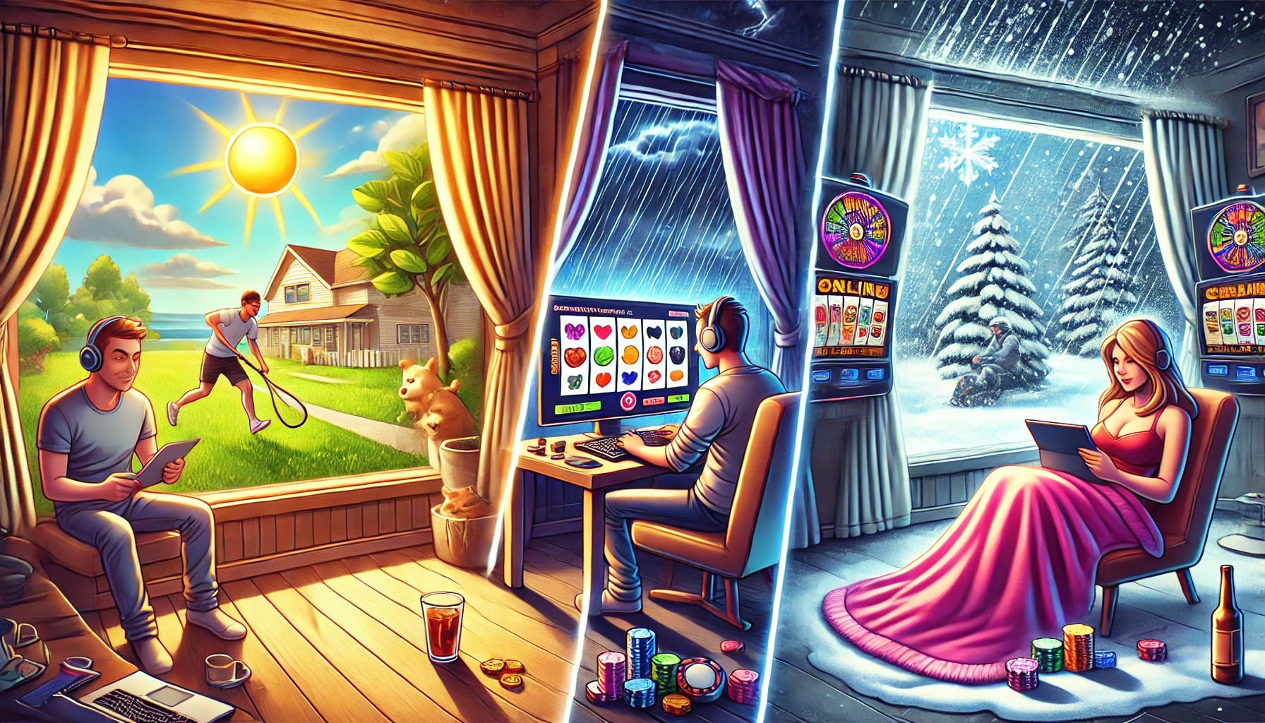 Wie das Wetter das Online-Casino-Erlebnis beeinflusst
