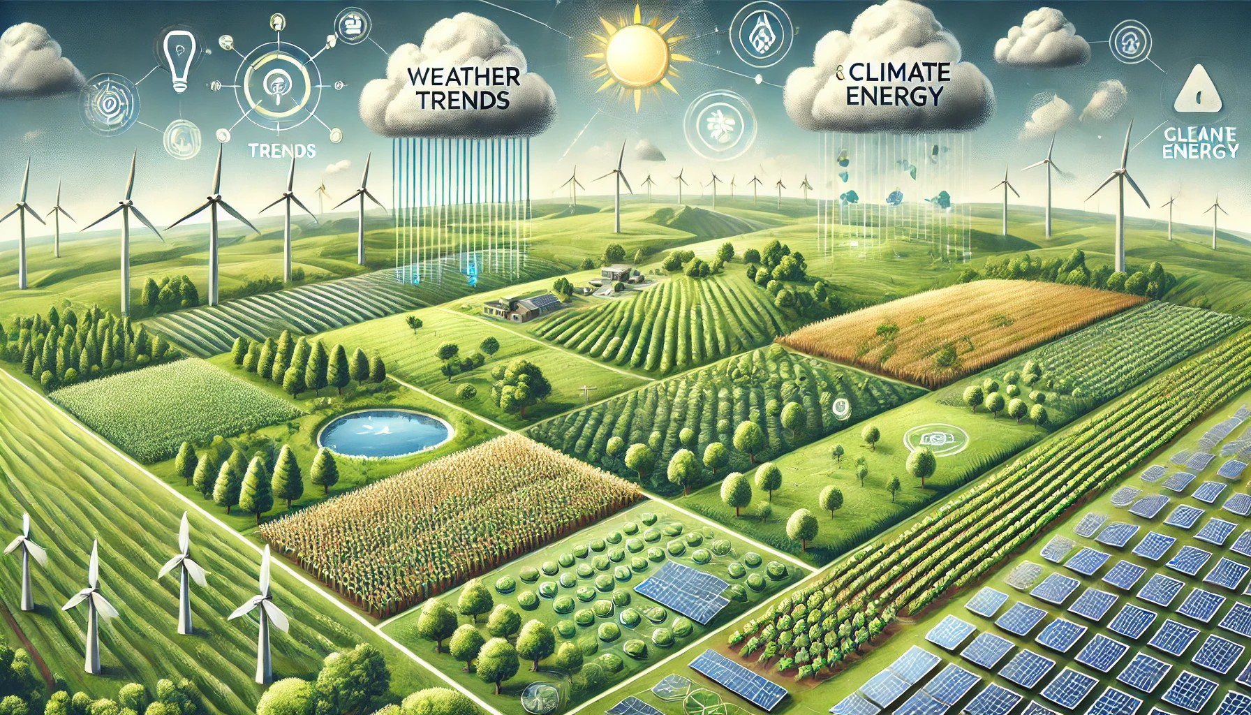 Wettertrends und erneuerbare Energien: Wie Grundstücke zum Klimaschutz beitragen können