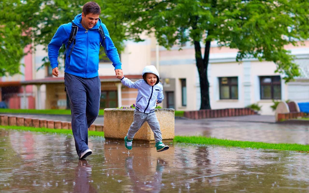 Reichlich Regen mit drastischem Temperatursturz