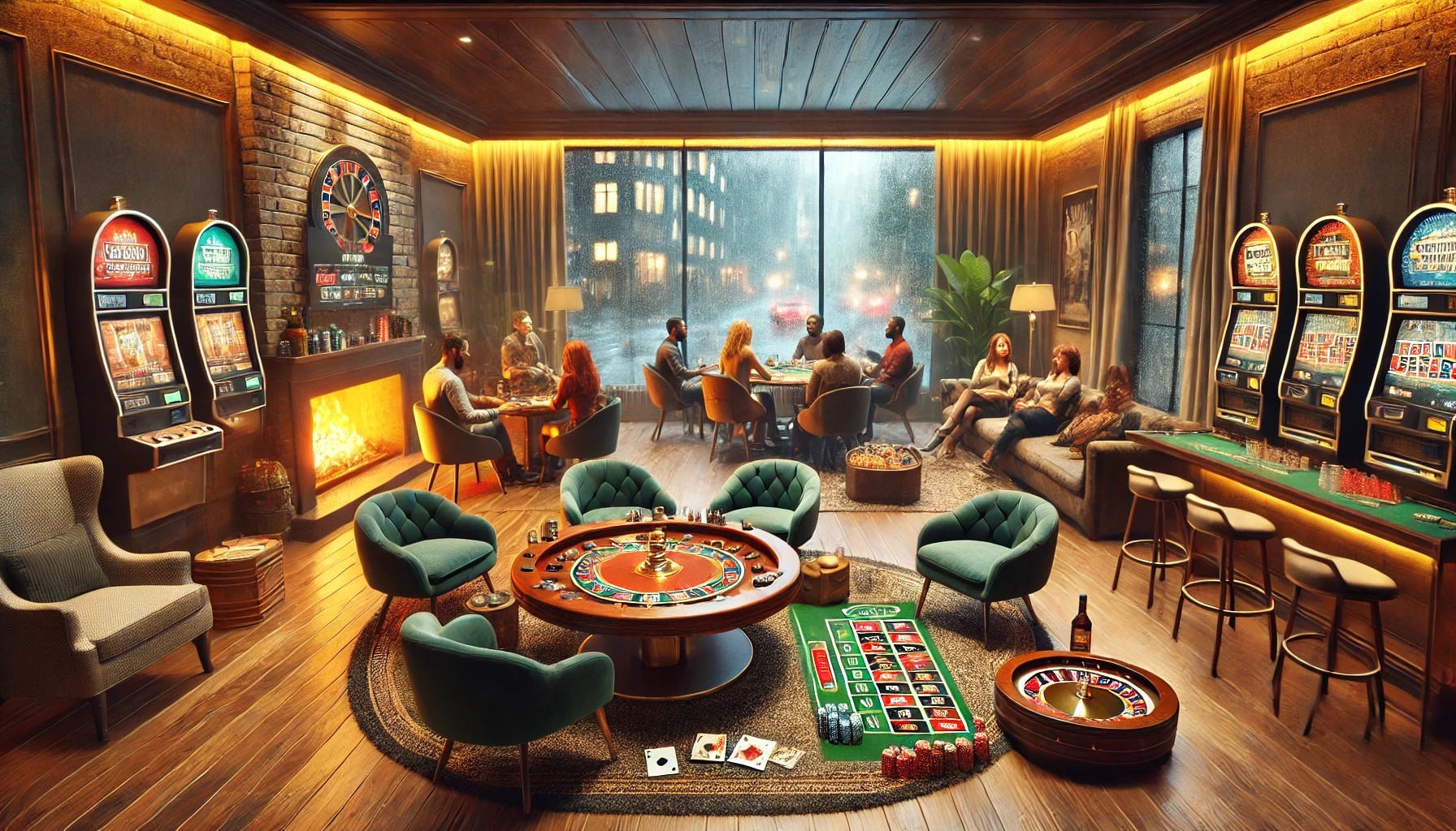Casino-Spiele bei Schlechtwetter: Die besten Ideen für drinnen